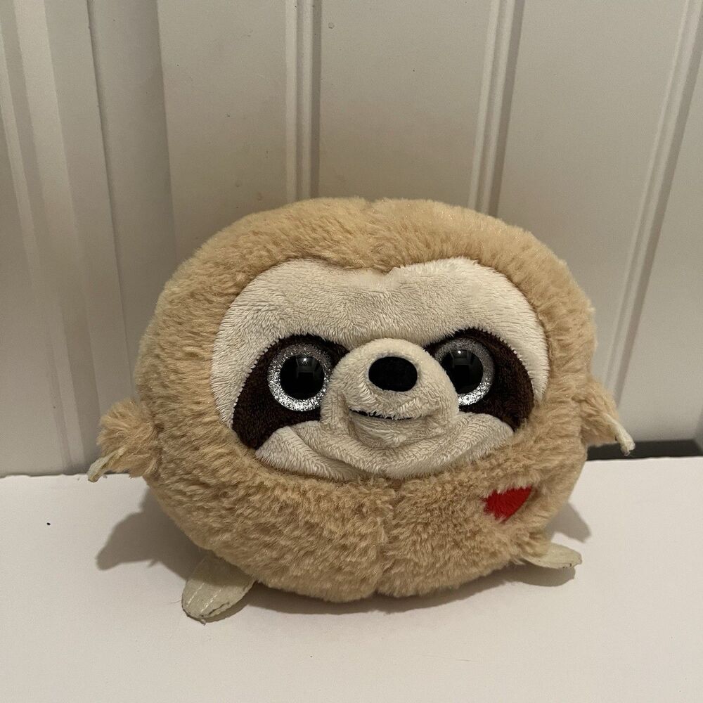 Dan Dee Collectors Choice Roly Poly Buddy Ball Sloth Plush 6" Valentine's Day